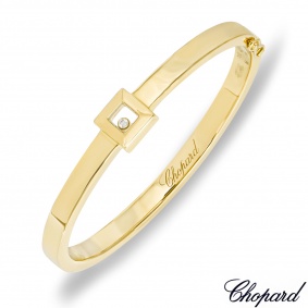 Chopard Yellow Gold Square Happy Diamonds Bangle 85/2938